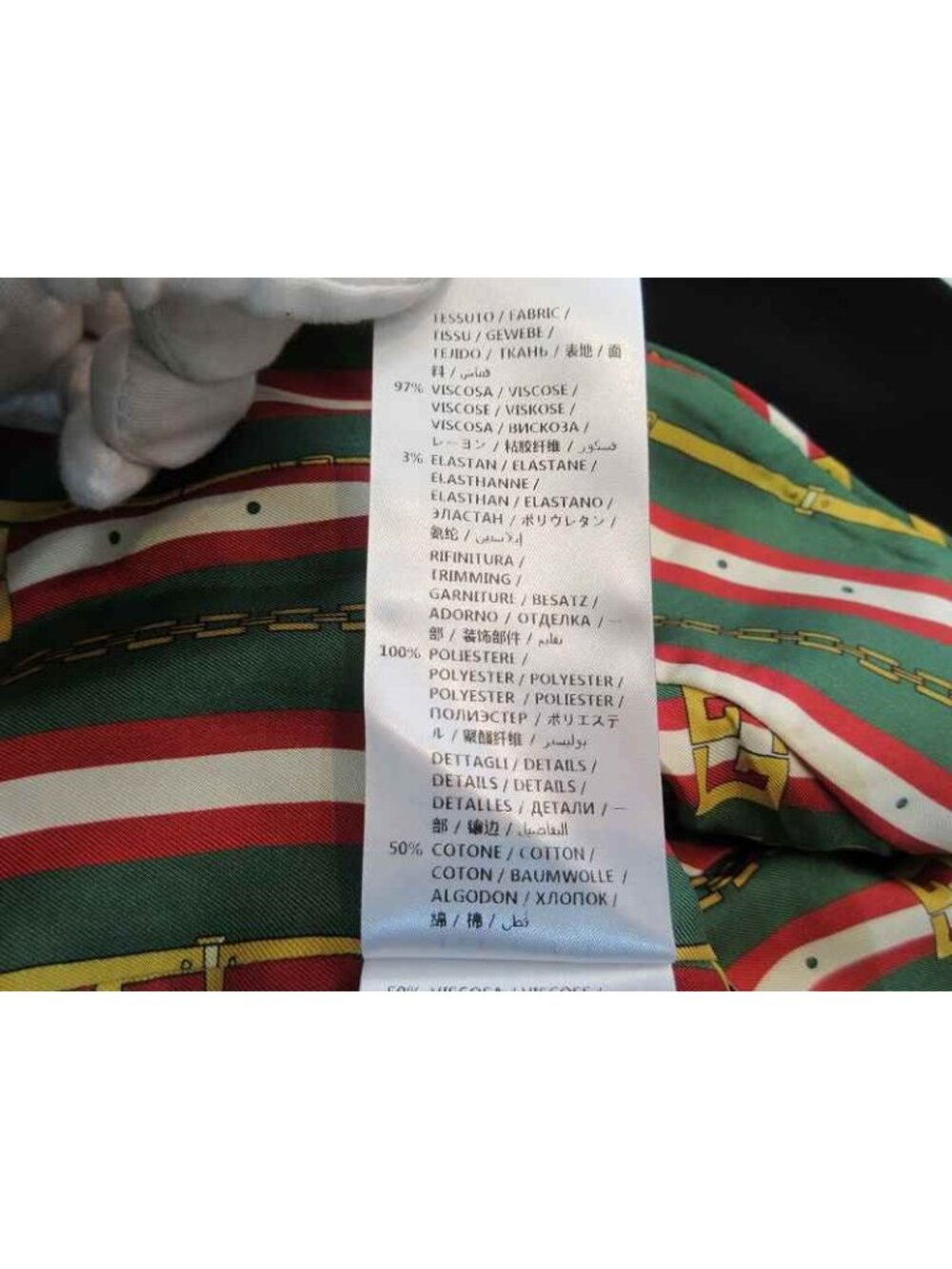 Gucci Jacket Tailored Piping Gold Button Black 42 - Picture 6 of 8
